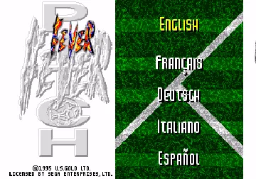 Fever Pitch Soccer (Europe) (En,Fr,De,Es,It) screen shot title